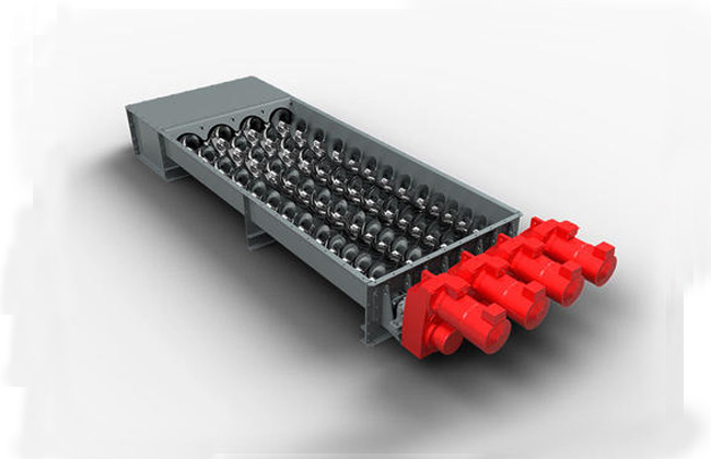 兩無軸葉片旋向相反,抗纏繞、不堵料