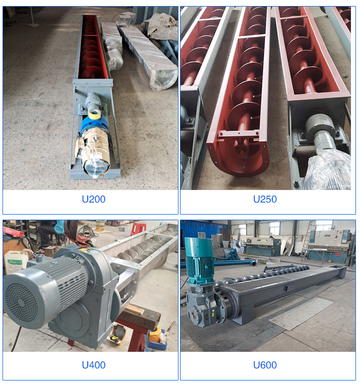 輸送量決定了螺旋輸送機(jī)型號(hào)的選擇，用戶所需輸送物料的產(chǎn)量越大，選擇的螺旋給料機(jī)型號(hào)也就越大